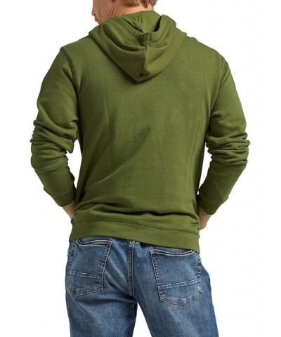 Men's Logo Hoodie Sweatshirt Green $29.58 Sweatshirt