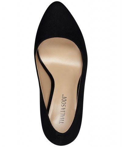 Women's Stasia Slip-On Platform Pumps Black $46.77 Shoes