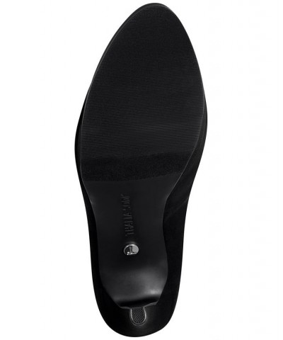 Women's Stasia Slip-On Platform Pumps Black $46.77 Shoes