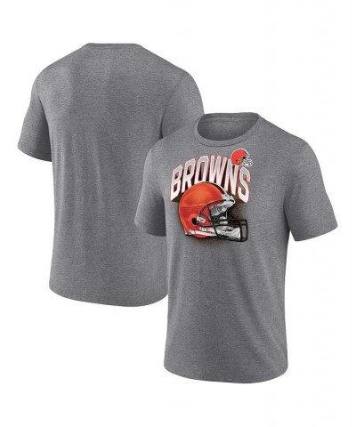 Men's Branded Heathered Gray Cleveland Browns End Around Tri-Blend T-shirt $18.00 T-Shirts