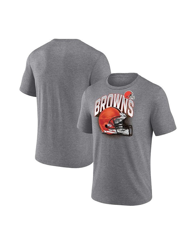 Men's Branded Heathered Gray Cleveland Browns End Around Tri-Blend T-shirt $18.00 T-Shirts