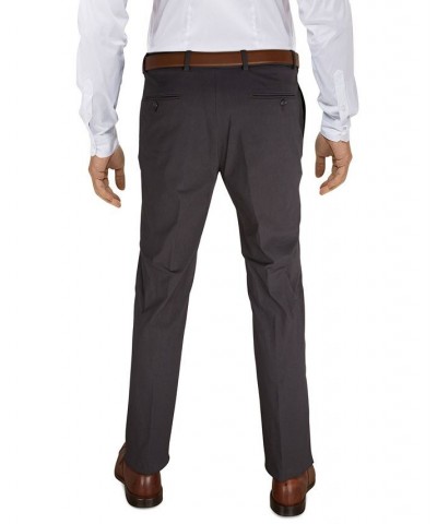 Men's Modern-Fit TH Flex Stretch Comfort Solid Performance Pants Charcoal $25.30 Pants