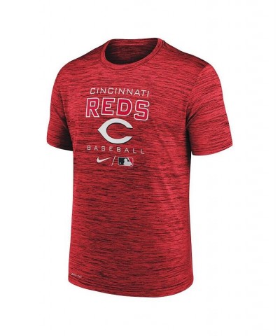 Men's Red Cincinnati Reds Authentic Collection Velocity Practice Performance T-shirt $18.00 T-Shirts