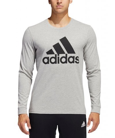 Men's Logo Long-Sleeve T-Shirt Medium Grey Heather $13.75 T-Shirts