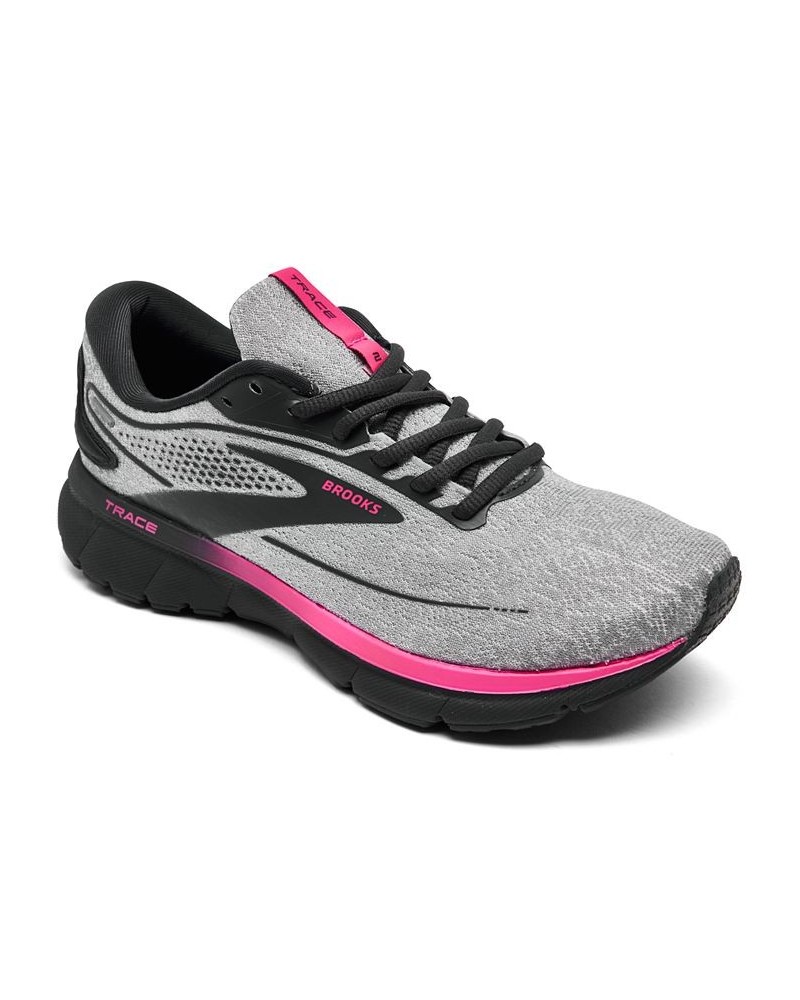 Women's Trace 2 Running Sneakers Gray $44.00 Shoes