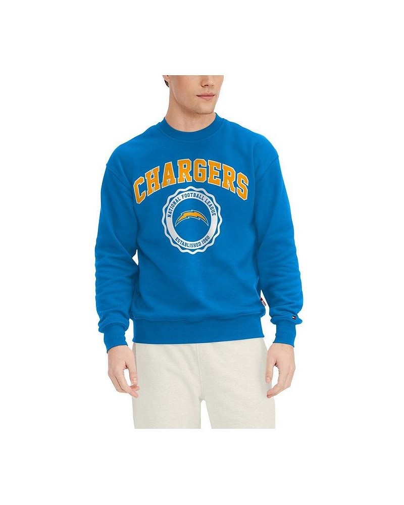 Men's Powder Blue Los Angeles Chargers Ronald Crew Sweatshirt $40.55 Sweatshirt