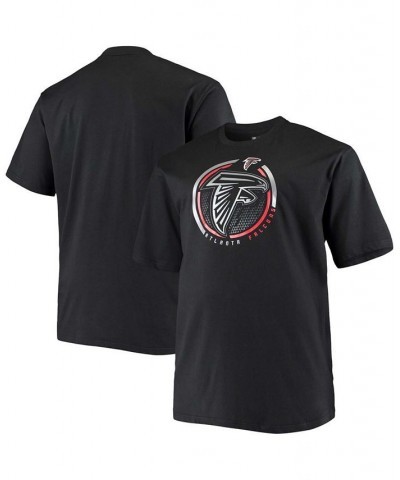 Men's Big and Tall Black Atlanta Falcons Color Pop T-shirt $17.64 T-Shirts