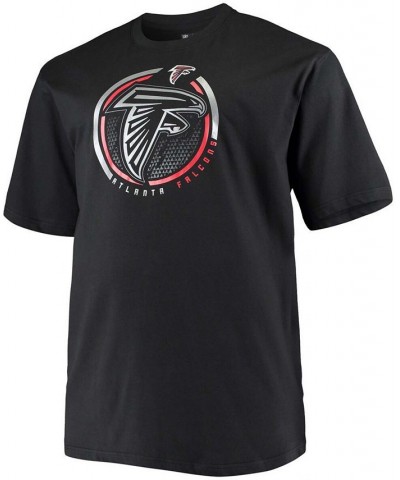 Men's Big and Tall Black Atlanta Falcons Color Pop T-shirt $17.64 T-Shirts