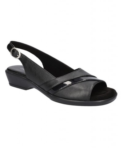 Women's Harriet Slingback Sandals Black $31.85 Shoes