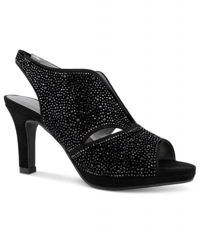 Brilee Peep-Toe Pumps Black $22.23 Shoes