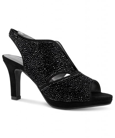 Brilee Peep-Toe Pumps Black $22.23 Shoes