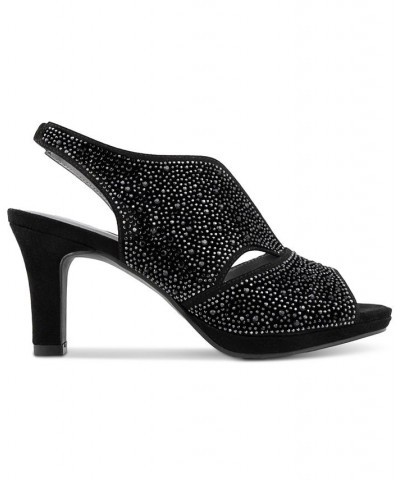 Brilee Peep-Toe Pumps Black $22.23 Shoes