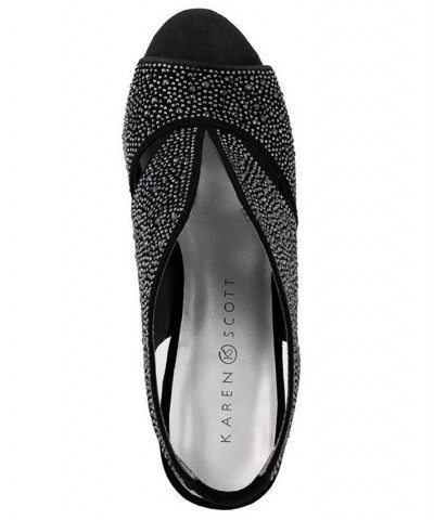 Brilee Peep-Toe Pumps Black $22.23 Shoes