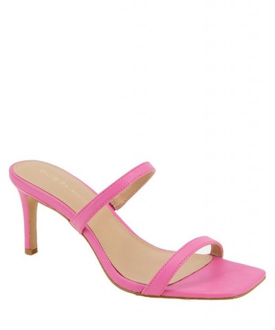 Women's Salin Dress Sandals Pink $39.24 Shoes