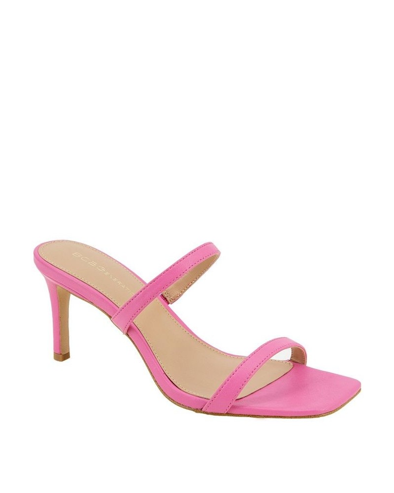 Women's Salin Dress Sandals Pink $39.24 Shoes