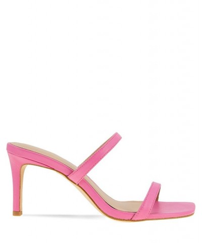 Women's Salin Dress Sandals Pink $39.24 Shoes