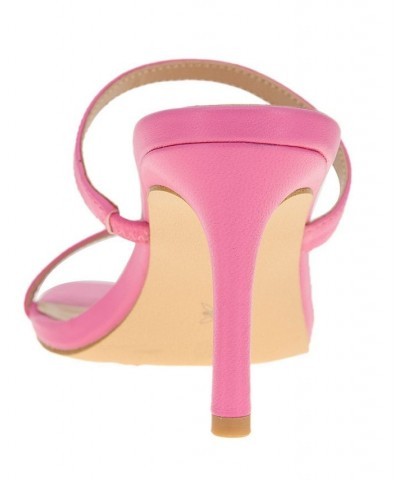 Women's Salin Dress Sandals Pink $39.24 Shoes