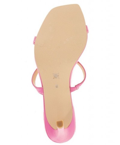 Women's Salin Dress Sandals Pink $39.24 Shoes