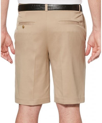 Men's Big & Tall Flat Front Active Waistband Golf Shorts Tan/Beige $24.36 Shorts