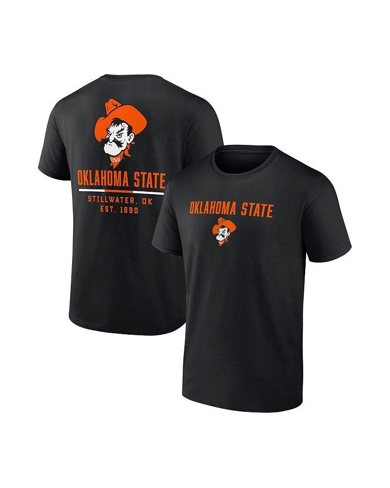 Men's Branded Black Oklahoma State Cowboys Game Day 2-Hit T-shirt $17.60 T-Shirts