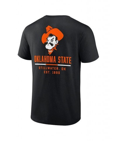 Men's Branded Black Oklahoma State Cowboys Game Day 2-Hit T-shirt $17.60 T-Shirts