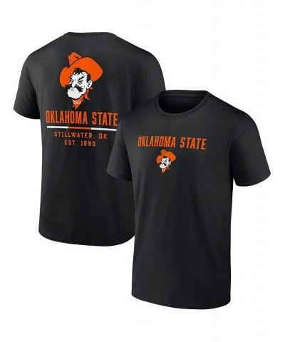 Men's Branded Black Oklahoma State Cowboys Game Day 2-Hit T-shirt $17.60 T-Shirts