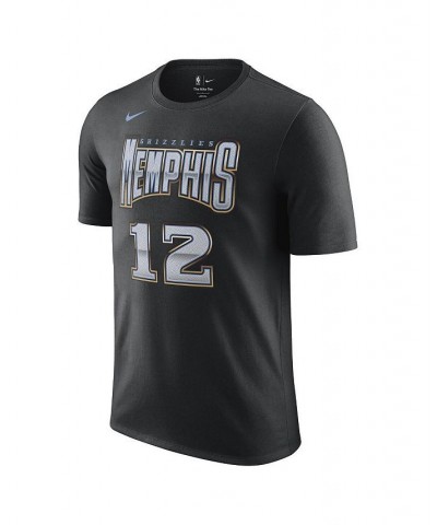 Men's Ja Morant Black Memphis Grizzlies 2022/23 City Edition Name and Number T-shirt $21.60 T-Shirts