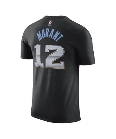 Men's Ja Morant Black Memphis Grizzlies 2022/23 City Edition Name and Number T-shirt $21.60 T-Shirts