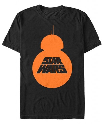 Star Wars Men's Bb8 Halloween Silhouette Short Sleeve T-Shirt Black $14.70 T-Shirts