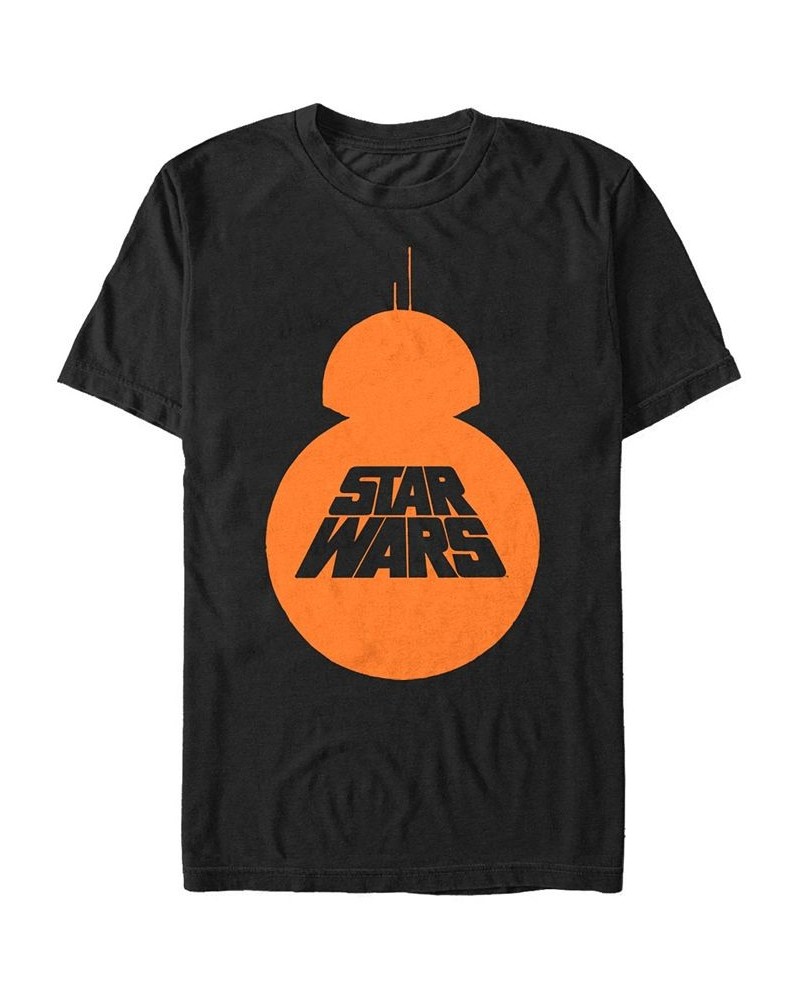 Star Wars Men's Bb8 Halloween Silhouette Short Sleeve T-Shirt Black $14.70 T-Shirts