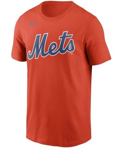 Men's Jacob DeGrom Orange New York Mets Name Number T-shirt $29.99 T-Shirts