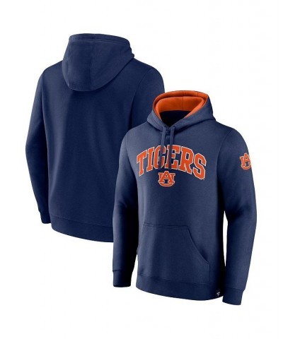 Men's Branded Navy Auburn Tigers Arch & Logo Tackle Twill Pullover Hoodie $26.40 Sweatshirt