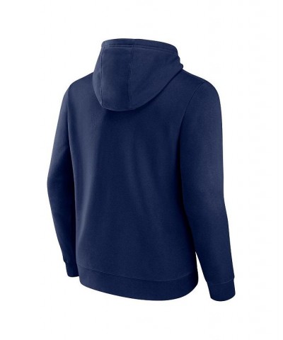 Men's Branded Navy Auburn Tigers Arch & Logo Tackle Twill Pullover Hoodie $26.40 Sweatshirt