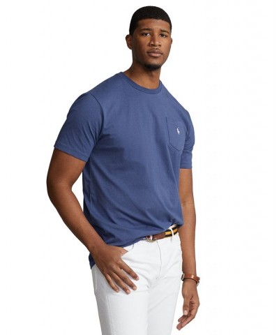 Men's Jersey Pocket T-Shirt Blue $30.55 T-Shirts