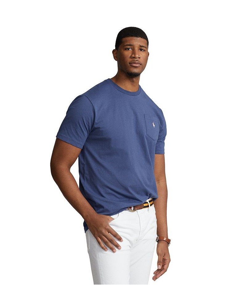 Men's Jersey Pocket T-Shirt Blue $30.55 T-Shirts