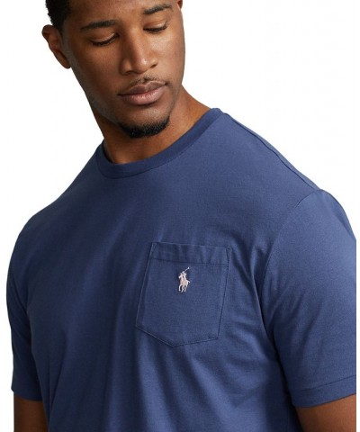 Men's Jersey Pocket T-Shirt Blue $30.55 T-Shirts