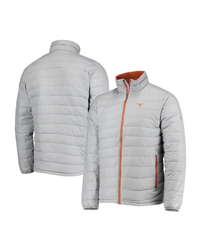 Men's Gray Texas Longhorns Powder Lite Omni-Heat Reflective Full-Zip Jacket $51.99 Jackets