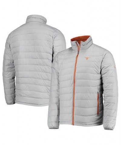 Men's Gray Texas Longhorns Powder Lite Omni-Heat Reflective Full-Zip Jacket $51.99 Jackets