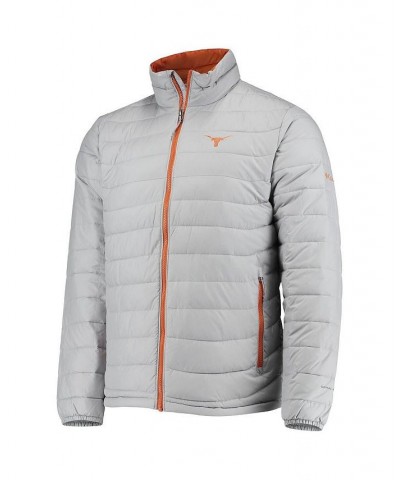 Men's Gray Texas Longhorns Powder Lite Omni-Heat Reflective Full-Zip Jacket $51.99 Jackets