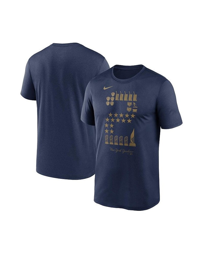 Men's Derek Jeter Navy New York Yankees Career Awards Legend T-shirt $24.50 T-Shirts