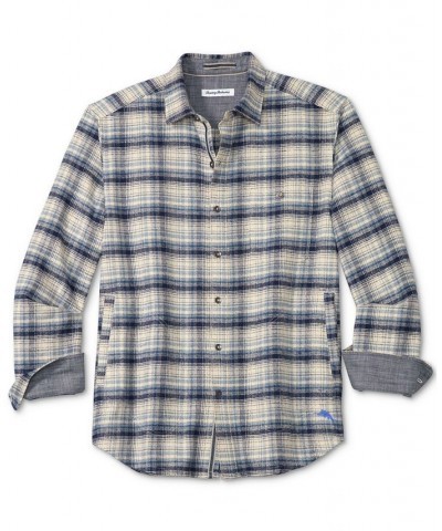 Men's Twice As Nice Plaid Flannel Shirt Tan/Beige $42.48 Shirts