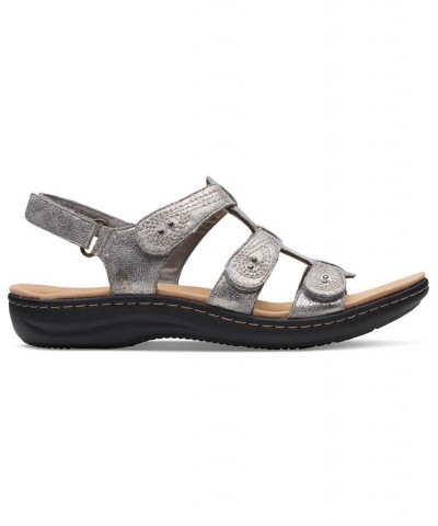 Women's Laurieann Vine Strappy Sport Sandals Gray $31.20 Shoes