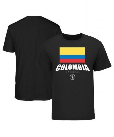 Men's Black Colombia Baseball 2023 World Baseball Classic Federation T-shirt $22.50 T-Shirts