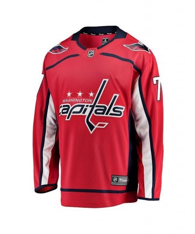 Men's TJ Oshie Red Washington Capitals Breakaway Player Jersey $75.85 Jersey