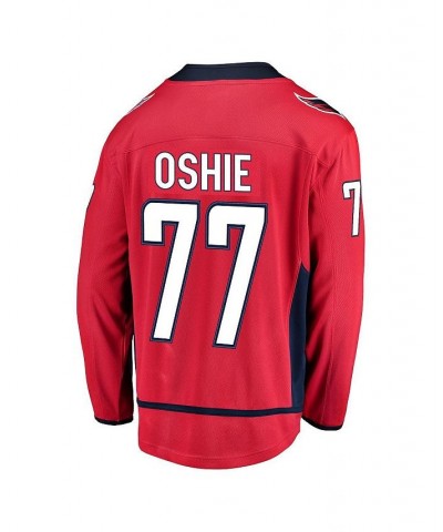 Men's TJ Oshie Red Washington Capitals Breakaway Player Jersey $75.85 Jersey