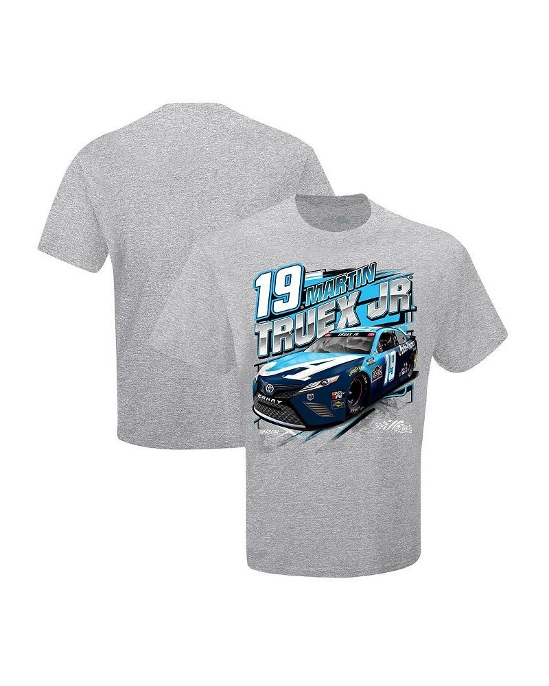 Men's Heather Gray Martin Truex Jr Qualifying T-shirt $14.35 T-Shirts