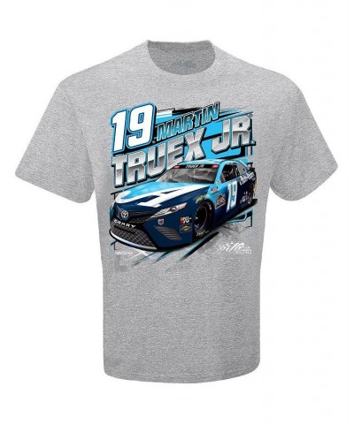 Men's Heather Gray Martin Truex Jr Qualifying T-shirt $14.35 T-Shirts