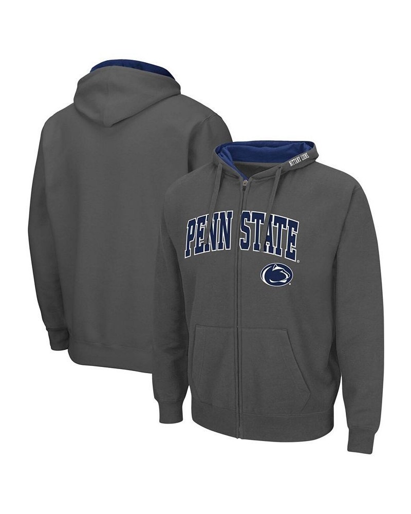 Men's Charcoal Penn State Nittany Lions Arch Logo 3.0 Full-Zip Hoodie $25.37 Sweatshirt