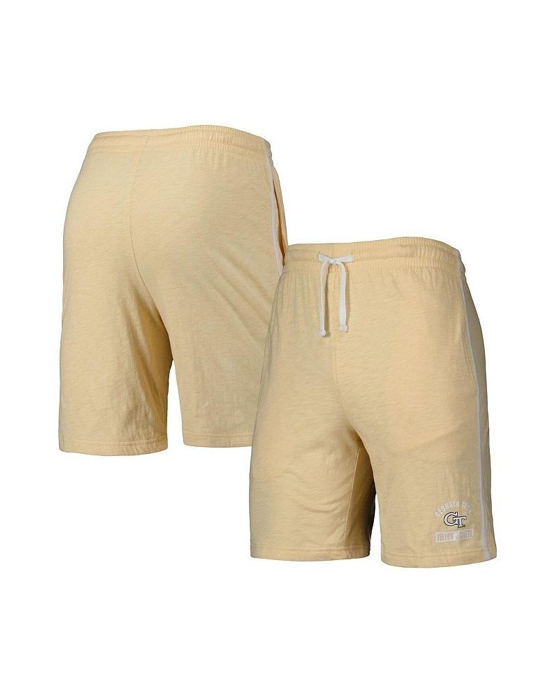 Men's Gold Georgia Tech Yellow Jackets Thunder Slub Shorts $14.76 Shorts