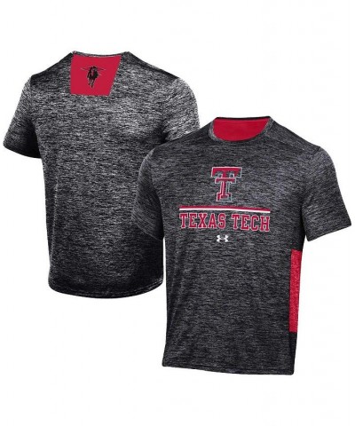 Men's Black Texas Tech Red Raiders Game Day Twist Performance T-shirt $26.95 T-Shirts